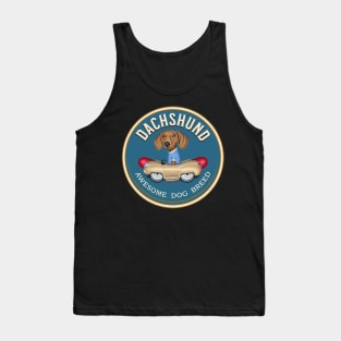 Dachshund Awesome Dog Breed Tank Top